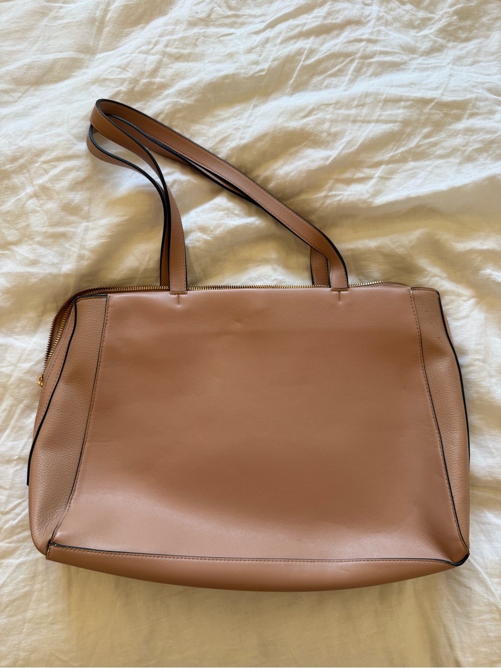 Classic Women's Leather Tote Bag in Dusty Rose A New Day